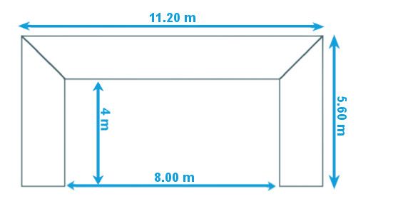 arche Rectangle 11 2x5 6 dimensions Print Enseigne Signaletique
